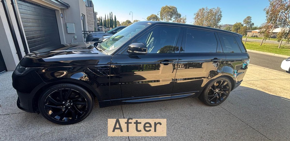 After Black Suv Side